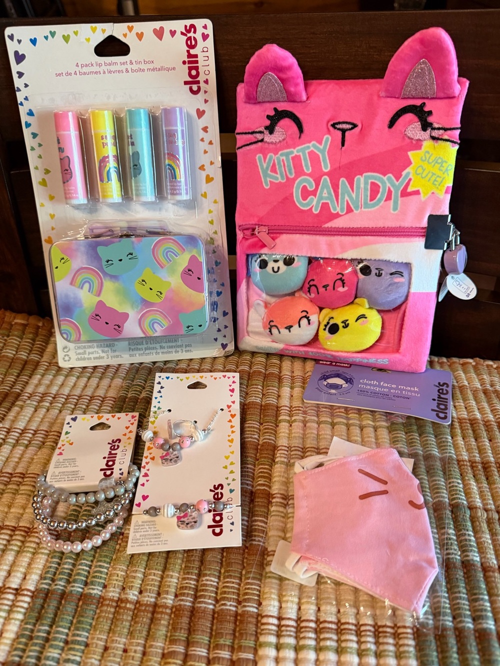 Claire's Pink Kitty Candy Cat Lovers Bundle